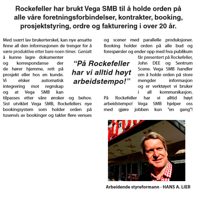 Vega - Booking